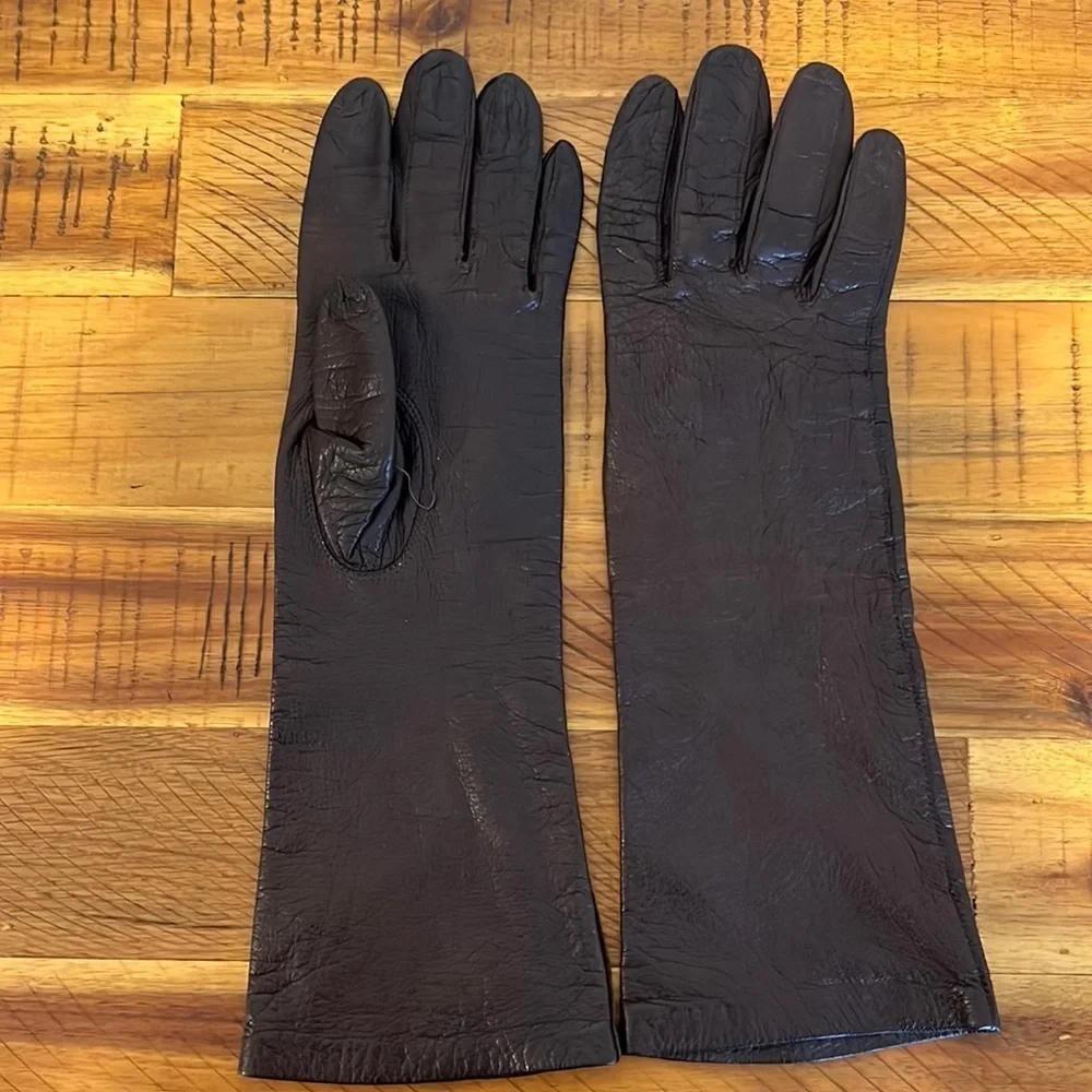 Vintage Carson Pirie Scott Women's Black Leather